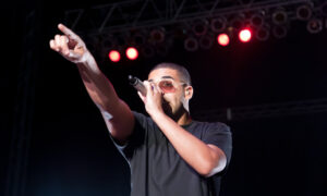 Drake performs on stage at the 2010 Indiana State Fair