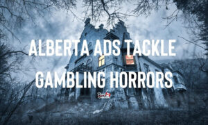New ad campaign from AGLC steers players clear of illegal gambling with horror film parodies IMAGE Old dilapidated abandoned house in grey scale