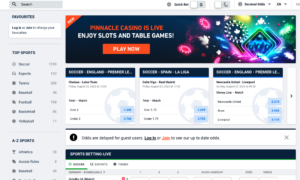 Pinnacle Sportsbook Ontario