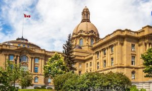The Alberta legislature building in Edmonton. Alberta appears closer to launching an open online gambling sector modelled after Ontario after passage of Bill 16 In late May.