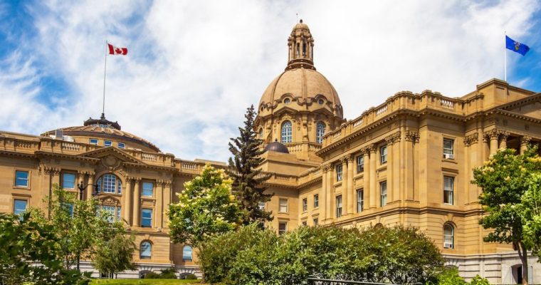 The Alberta legislature building in Edmonton. Alberta appears closer to launching an open online gambling sector modelled after Ontario after passage of Bill 16 In late May.