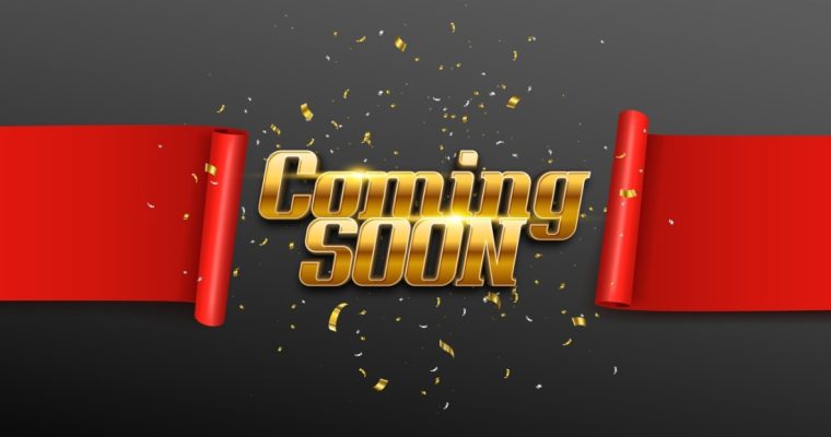 Coming soon announcement for Alberta iGaming Market with celebration confetti