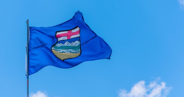 Alberta provincial flag representing the regulated Alberta iGaming market