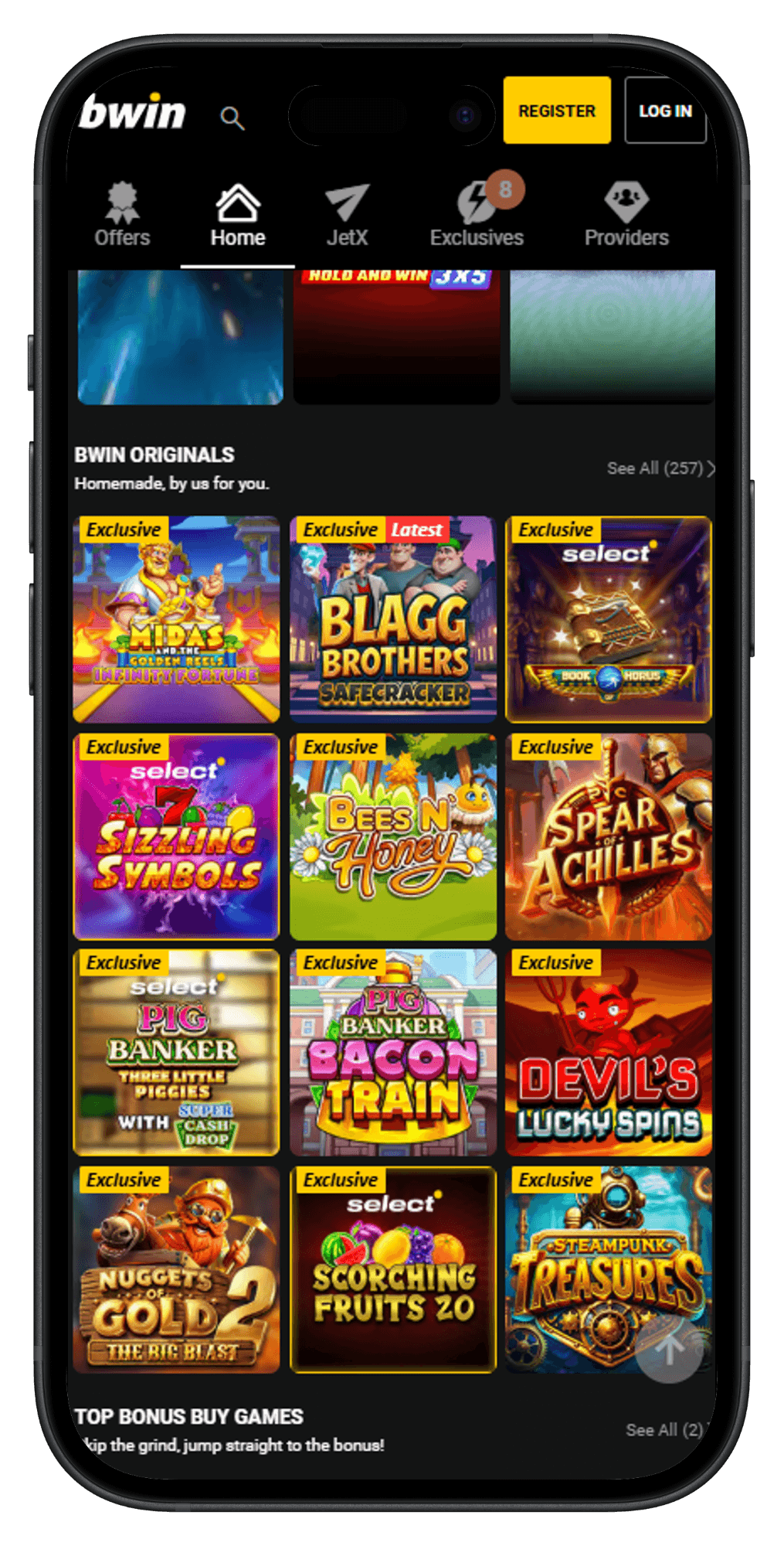 bwin casino orignal games